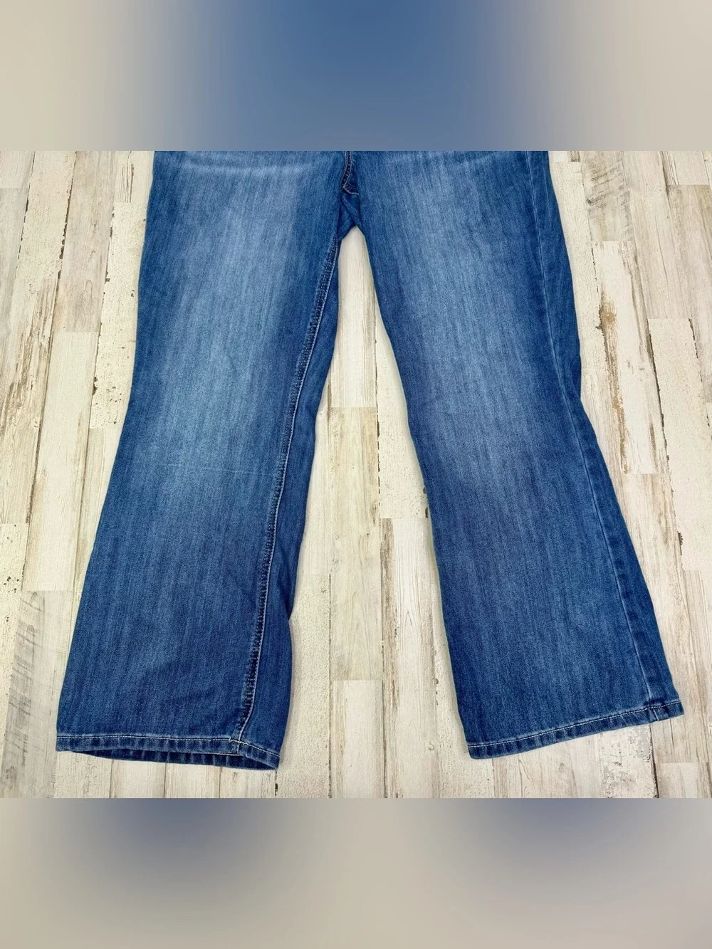 Maurices Jeans Womens 16S Blue High Rise Straight Leg